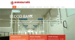 Desktop Screenshot of bbrhospitals.com
