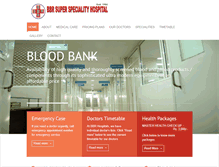 Tablet Screenshot of bbrhospitals.com